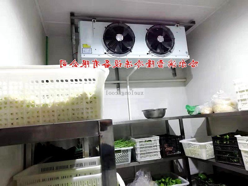 Canteen supermarket double temperature cold storage case